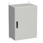 Solarix rozvaděč nástěnný venkovní LC-20 18U 600x600mm, dveře plech, LC-20-18U-66-22-G 86900264