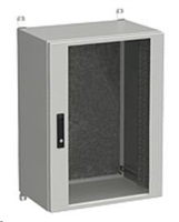 Solarix rozvaděč nástěnný venkovní LC-20 18U 600x600mm, dveře sklo, LC-20-18U-66-12-G 86900164