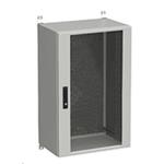 Solarix rozvaděč nástěnný venkovní LC-20 21U 600x500mm, dveře sklo, LC-20-21U-65-12-G 86900155