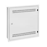 Solarix Rozvaděč SOHO LC-18 do zdi s lištami 2U, 4U a 11U, 550x550 bílá RAL9003 s rámečkem k zazdění 86000562