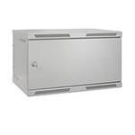 Solarix rozvádzač nástenný nitovaný SENSA 9U 400mm, dvere plech, RAL 7035 SENSA-9U-64-21-G