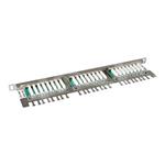 Solarix SX24HD-5E-STP-SL - Propojovací panel - CAT 5e - STP - RJ-45 X 24 - nerezová ocel - 0.5U - 1 24000145