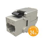 Solarix SXKJ-10G-STP-BK-SA - Modul - samořezný, úroveň komponentu a certifikace 4PPoE - CAT 6a - ST 25286912