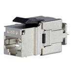 Solarix SXKJ-6-STP-BK-NA - Modul - CAT 6 - STP - RJ-45 - stříbrná