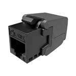 Solarix SXKJ-6-UTP-BK-SA - Konektor Keystone - RJ-45 (F) - UTP - CAT 6 - černá