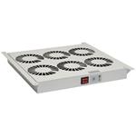 Solarix Ventilační jednotka univerzální 2 ventilátorů s termostatem RAL7035 do stropu i do dna VJ-R2 86030016