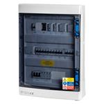 Solarmi AC25 osazený rozvaděč pro fotovoltaiku, jističe, chránič, 10kW 3f, plný automatický backup SOPSMI0013