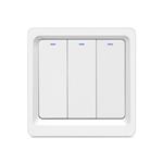 Solarmi Wi-Fi a BT vypínač, 3 póly, 3 gangy ESPHome SW22C3-ESP-1EU-3