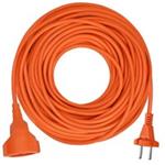 Solight 1z pohyblivý prívod - spojka, 20m, 2 x 1,5mm2, oranžová PS22