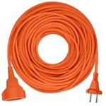 Solight 1z pohyblivý přívod - spojka, 30m, 2 x 1,5mm2, oranžová PS24