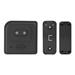 Solight 2x bezdrátový zvonek, do zásuvky, 200m, černý, learning code 1L67BDZ