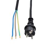Solight flexo šnúra, 10m, 3 x 1.5mm2, gumová H07RN-F3, čierna PF61