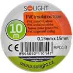 Solight izolačná páska, 15mm x 0,13mm x 10m, biela