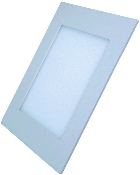 Solight LED mini panel, podhľadový, 6W, 400lm, 3000K, tenký, štvorcový, biely WD103