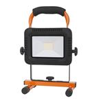 Solight LED reflektor, 20W, prenosný, nabijací, 1600lm, oranžovo-čierny WM-20W-DE