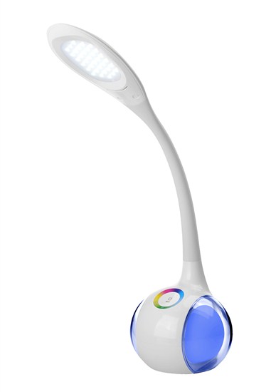 Solight LED stolná lampička stmievateľná, 6W, 256 farieb, atmosférické podsvietenie WO39