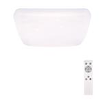 Solight LED stropné svetlo Star, štvorcové, 24W, 1440lm, diaľkové ovládanie, 37cm WO762