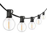 Solight LED vonkajšia reťaz s žiarovkami, 25 žiaroviek, 15m +5m, 750lm, teplá biela WO794-1