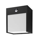 Solight LED vonkajšie nástenné osvetlenie Terni, 12W, 560lm, 3000K, PIR sensor WO813