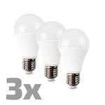 Solight LED žiarovka 3-pack, klasický tvar, 10W, E27, 3000K, 270°, 900lm, 3ks v baleniu WZ529-3P