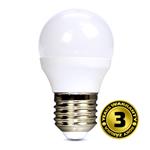 Solight LED žiarovka, miniglobe, 8W, E27, 3000K, 720lm