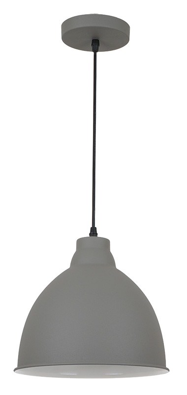 Solight luster Trento, 26 cm, E27, šedá 8592718020972