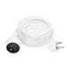 Solight predlžovací prívod - spojka, 1 zásuvka, 15m, 3 x 1,5mm2, biela PS12