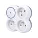 Solight prepäťová ochrana do zásuvky, 570J, 3 zásuvky PO29
