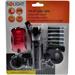 Solight sada cyklo svetiel, predné 3W LED + zadné 5x LED, 2x držiak, 5x AAA batérie WL19
