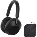 Sony bezdrátová sluchátka WH-1000XM5 Soft case, EU, černá WH1000XM5SAMB.CE7/EU