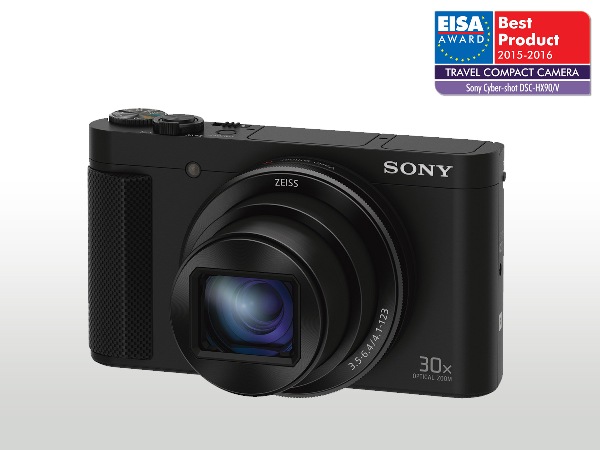 Sony DSC-HX90 černá,18,2Mpix,30xOZ,WiFi, hledáček DSCHX90B.CE3