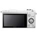 SONY ILCE-5000 Fotoaparát Alfa 5000 s bajonetem E + 16-50mm objektiv - White ILCE5000LW.CEC