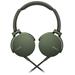SONY MDRX-B550AP Sluchátka EXTRA BASS & DJ type - headband - Green MDRXB550APG.CE7