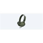 SONY MDRX-B550AP Sluchátka EXTRA BASS & DJ type - headband - Green MDRXB550APG.CE7
