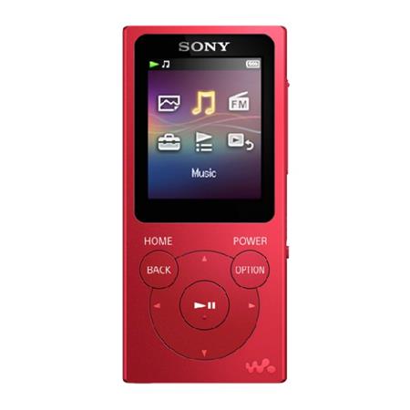 SONY NW-E394 - Digitální hudební přehrávač Walkman® 8GB - Red NWE394R.CEW