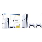 SONY PlayStation 5 (Model Slim) + PlayStation 5 DualSense Wireless Controllers, black & white CFI-2016 A01Y_DualSense
