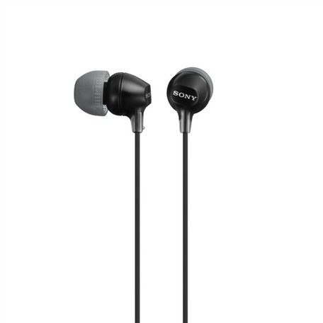 SONY sluchátka MDR-EX15AP, handsfree, černé MDREX15APB.CE7