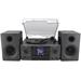 Soundmaster Elite line MCD1950SW/ Gramofon/ CD/ 2x kazeta/ BT/ DAB+/ MP3/ 2x5W/ Stříbrno-černá