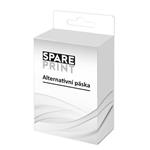 SPARE PRINT Kompatibilní páska pro DYMO - 11268 plastic - tisk černá/ podklad transparentní-12mm*4m 12268