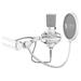 SPC Gear mikrofon SM950 Onyx White Streaming microphone / USB / polohovatelné rameno / pop filtr / bílý SPG106
