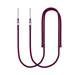 Spello Rope Crossbody Strap - vínová 9915103700001