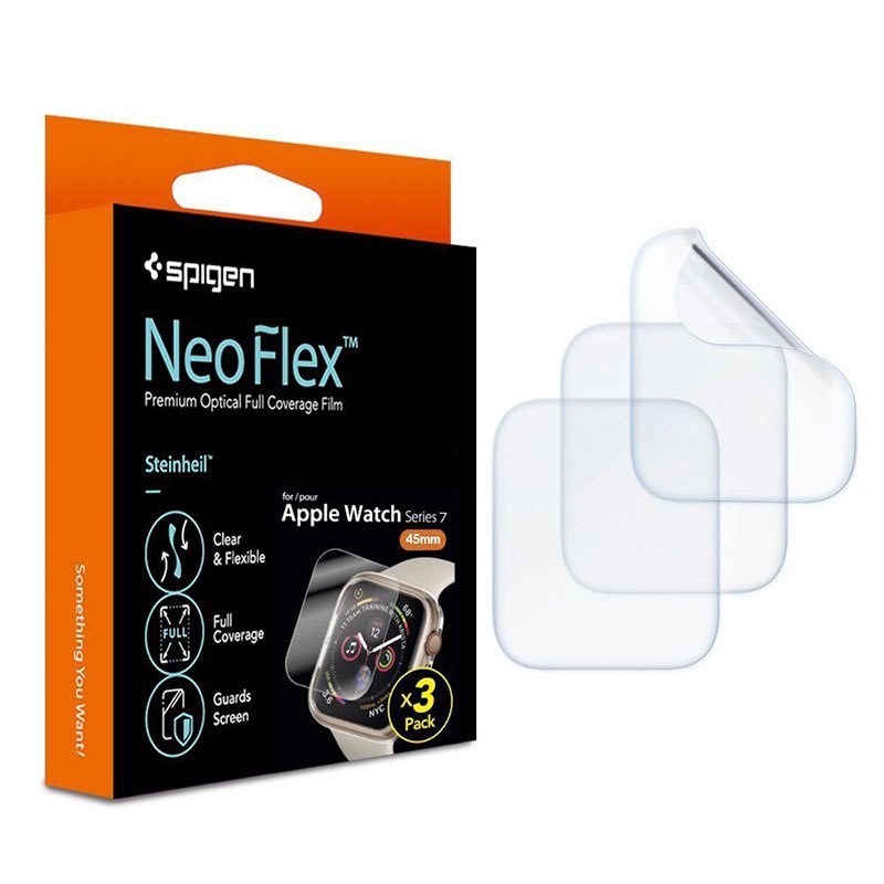 Spigen fólia Neo Flex pre Apple Watch 7 45mm - Clear AFL04049