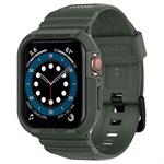 Spigen kryt Rugged Armor Pro pre Apple Watch 4/5/6/SE 44mm - Military Green 062CS26016