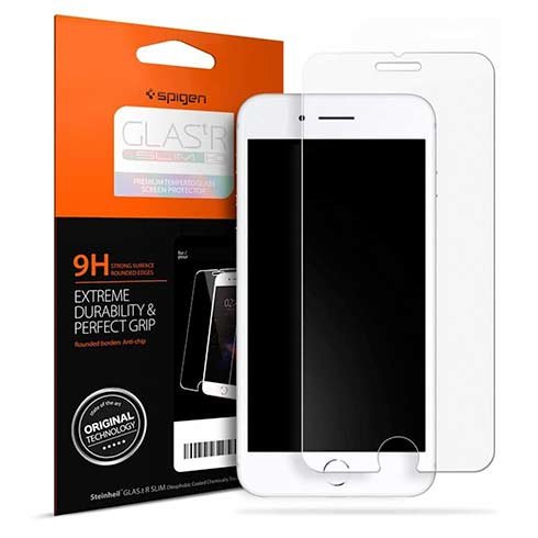 Spigen ochranné sklo GLAS.tR Slim pre iPhone 7/8/SE 2020 - Clear AGL01374