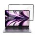 Spigen ochranné sklo Glas.tR Slim pre Macbook Air 13" M2 2022 - Black Frame AGL05504