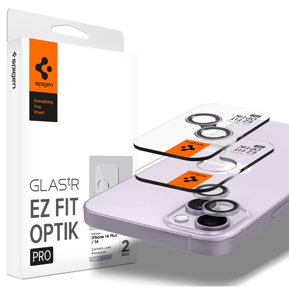 Spigen Optik Pro Lens Protector pre iPhone 14/14 Plus - Purple AGL05603