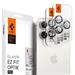 Spigen Optik Pro Lens Protector pre iPhone 15 Pro/15 Pro Max - White Titanium AGL07165