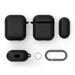Spigen puzdro Silicone Case pre Apple Airpods - Black 066CS24808