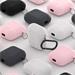 Spigen puzdro Silicone Case pre Apple Airpods - Black 066CS24808