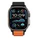 Spigen remienok Fabric Band pre Apple Watch 44-49mm - Black Orange AMP10145